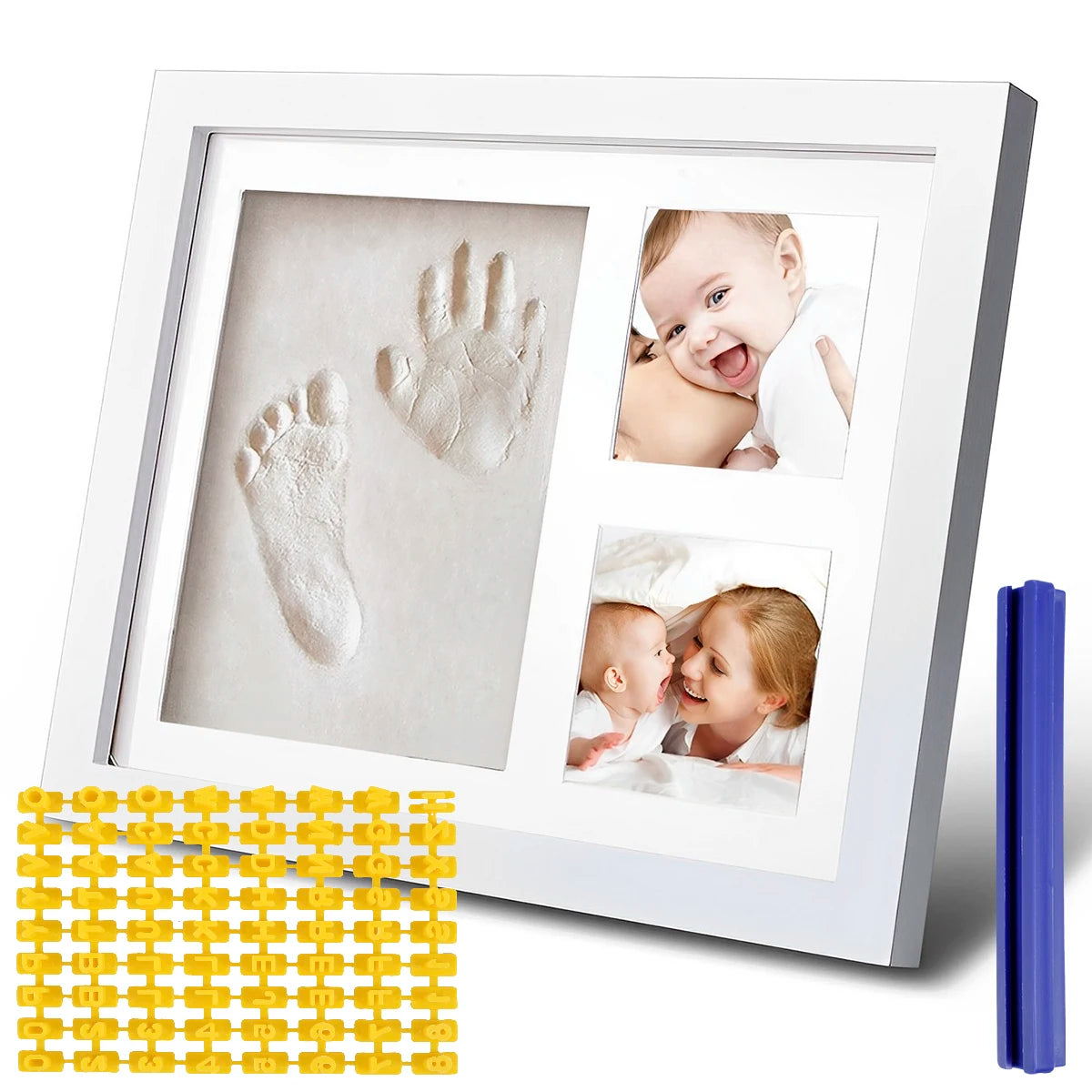 Baby Hands and Footprints Clay Photo Frame Create Lasting Memories with This Baby Hand and Footprints Kit Gifts for Boys Girls